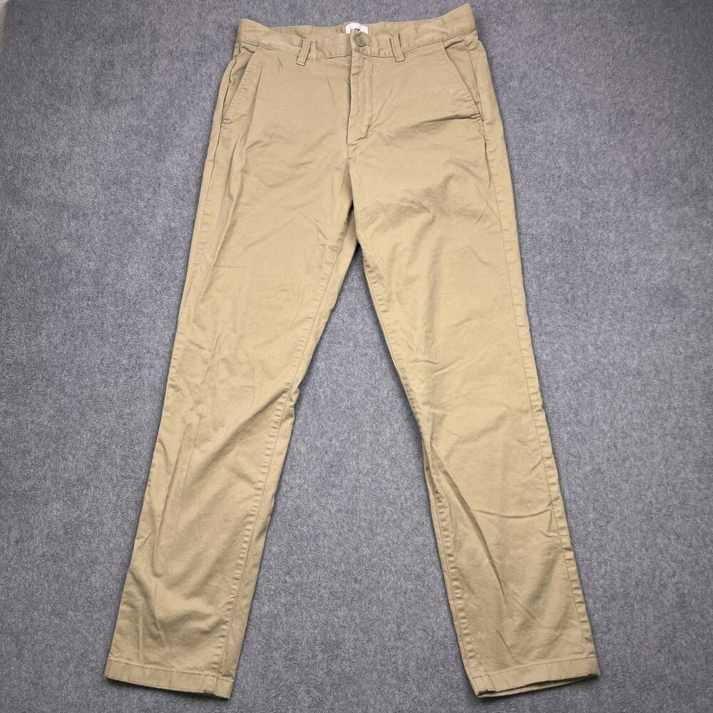 H&M Chino Pant Mens 31/32 (Fit 31x30) Beige Slim Fit‎ Straight Leg